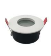 TL-FRAME IP65 Round LED Frame 84x46mm with 71mm Cutout, Compact Design for Small Spaces, Durable Aluminum Frame for Residential and Retail Lighting Applications